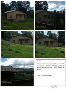 Casa en Intibuca, barrio candelaria, solar grande 3 dormitorios 2 baños todos los servicios.